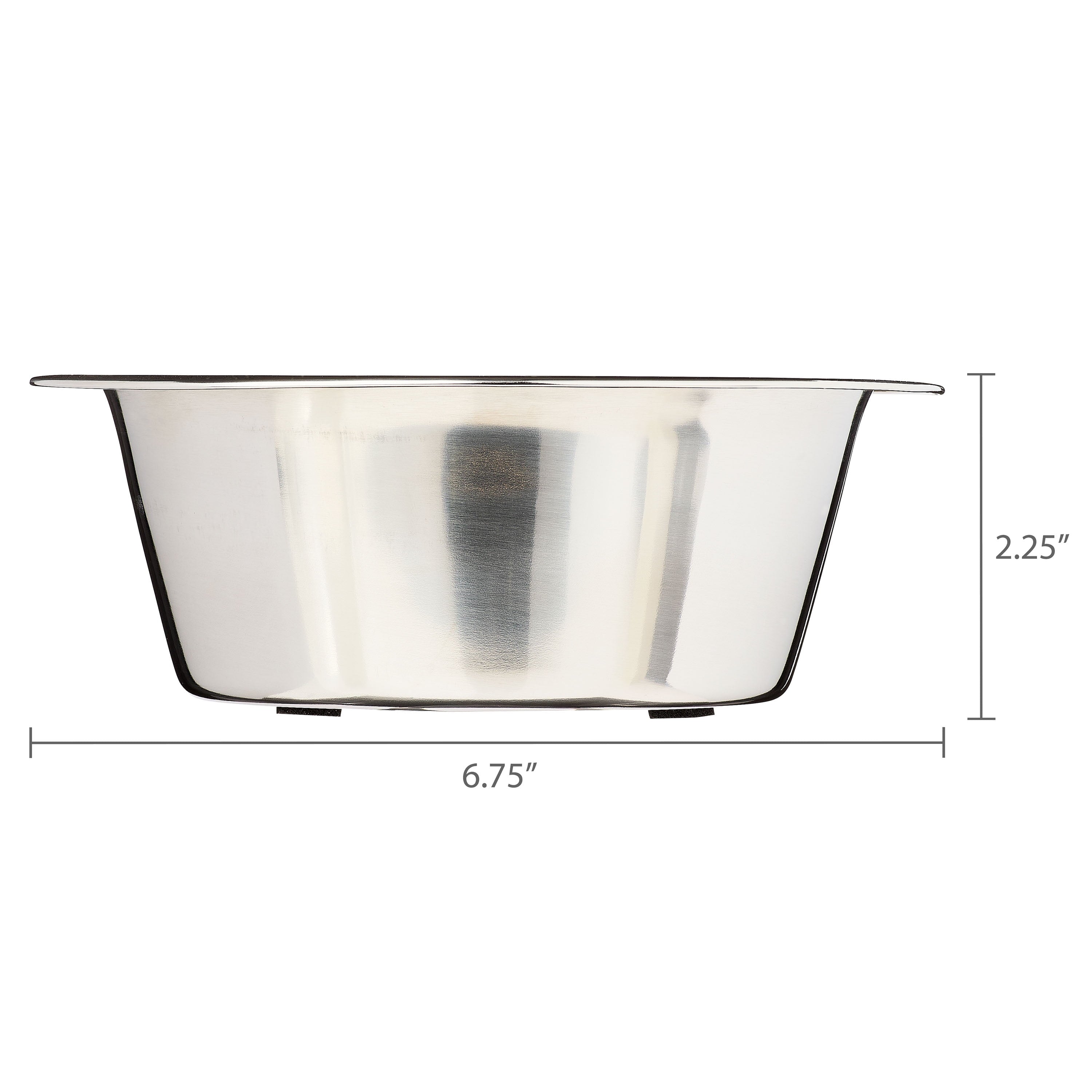 Vibrant Life Stainless Steel Paw & Beads Imprint Dog Bowl Small