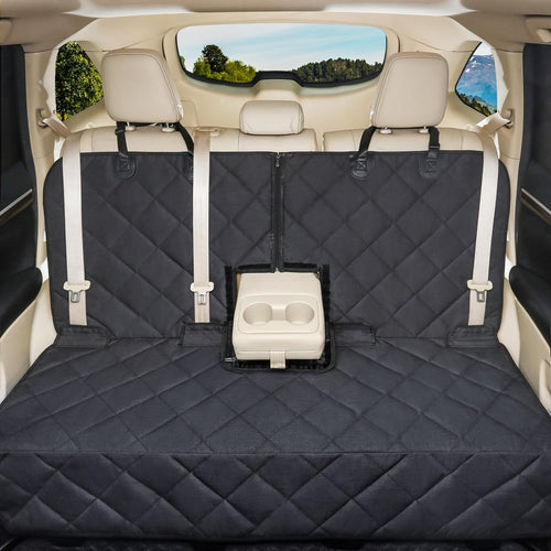 Bench Dog Car Seat Cover for Back Seat Waterproof Seat Covers Durable Scratch Proof Nonslip, Protector for Pet Fur & Mud Washable Backseat Cover for Cars Armrest Compatible