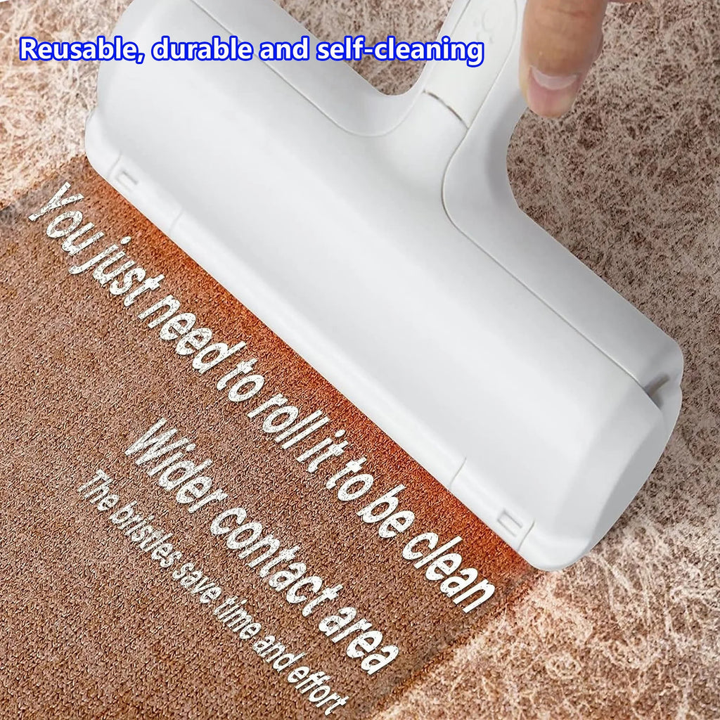 LEXLIFE Lint Brush Roller, Reusable Cat and Dog Hair Remover for Furniture, Couch, Carpet, Car Seats and Bedding, Lint Roller for Pet Hair