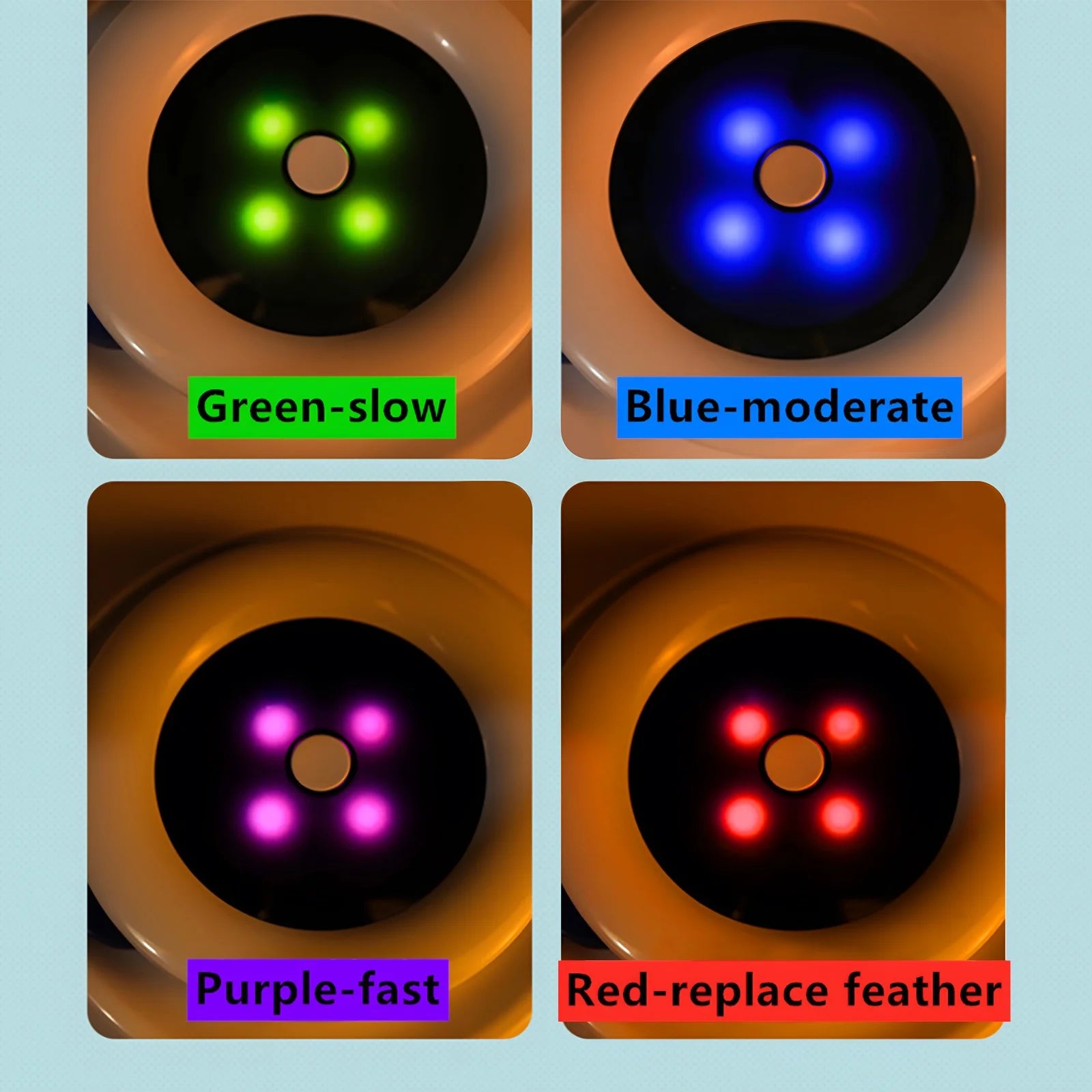 OMZER Cat Toys 2-In-1 Interactive Cat Toys for Indoor Cats, Cat Balls, Cat Mice Toy, Cat Entertainment Toys with 2Pcs Feathers, Motion-Activated Toy with Feathers Provides, Batteries or USB Charge