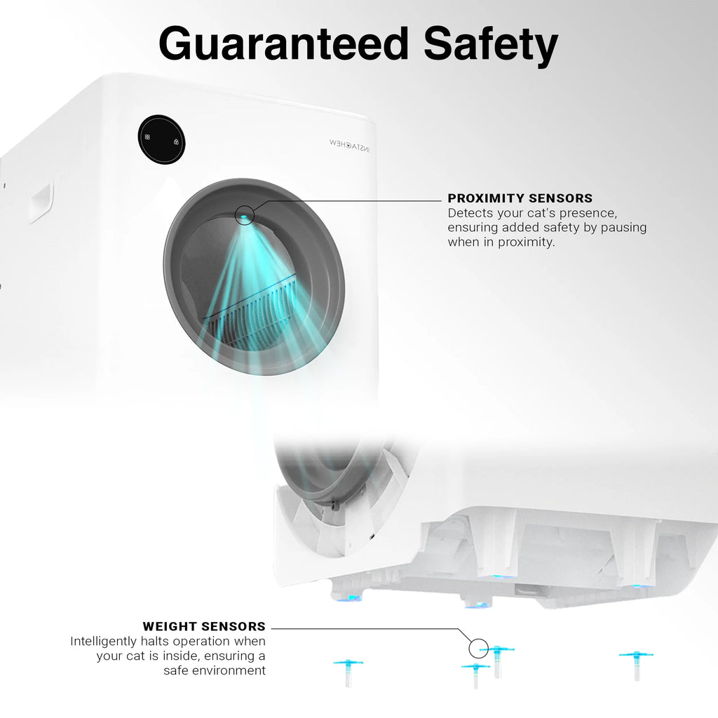 Instachew Purrclean Self-Cleaning Automatic Cat Litter Box with App Control, Support 5Ghz & 2.4Ghz Wifi