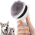 Skyauks Cat and Dog Brush, Self Cleaning Deshedding Tool for Undercoat, Mats, Knots, Flakes - All Hair Lengths