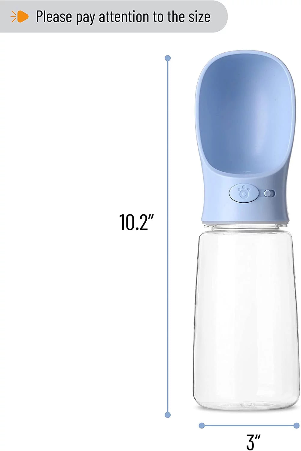 Mr. Pen- Dog Water Bottle, Dog Water Bowl Dispenser, Water Dispenser for Dogs, Portable Dog Water Bottle