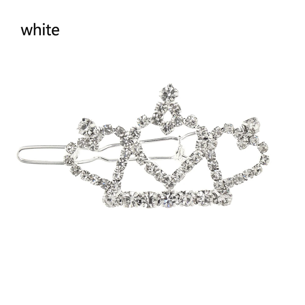 Pet Small Dogs Cat Faux Pearl Crown Shape Bows Hair Clips Head Decoration for Pets Puppy Hairpins Decor Grooming Accessoires